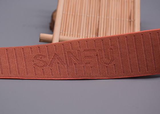 25mm Recycled Jacquard Elastic With Single Side  For Garment
