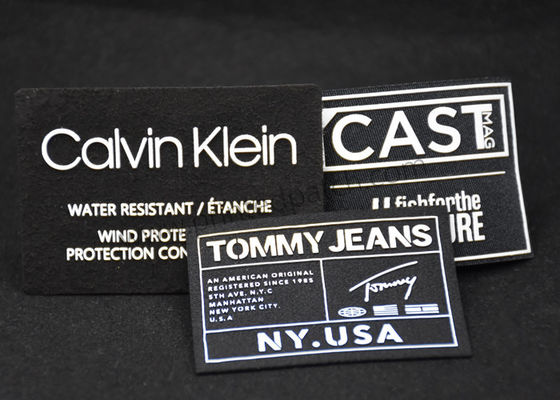 5 Colorway Printed Iron On Labels Woven Labels With Own Logo