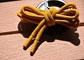 Garments 5mm Round Polyester Drawstring Cord Metal And Fabric Ends