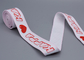 Screen Printed Silicone Logo Custom Polyester Ribbon For Apparel