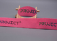 Garments Custom Polyester Elastic Band With Colorful Heat Transfer Logo