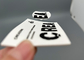 Good Washable White Microfiber Screen Printed Patches With Matte Silicone Logo
