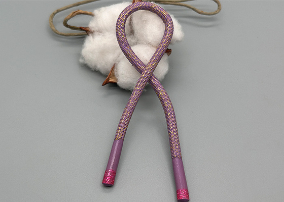 Cutting Printing Logo Elastic Draw Cord With Silicone Ending By Printed Technics