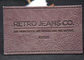 Debossed PU PVC Custom Leather Labels For Handmade Items