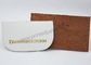 Embossed Faux Leather Garment Tags Hot Stamped Leather Labels For Jeans