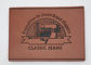 OEM Stamped Leather Tags SGS Cow Leather Jean Patches