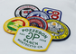 Lock Edge Round Shape Heat Transfer Badge Custom Made Embroidered Patches