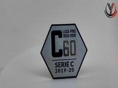 Garment TPU Printed Label With Reflective Silver Logo And Foam