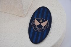 Garments Customised Silicone Heat Transfer Labels With 3 Colour Logos