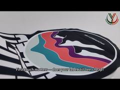 Printing Custom Silicone Logos Woven Fabric Labels For Garments