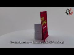 SGS ODM Screen Printed Patches On 100% Cotton Tape Oeko Tex Standard 100