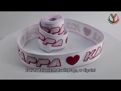 See Why Choose Screen Printed Silicone Logo Custom Polyester Ribbon For Apparel