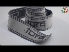 A Closer Look: Double Sided Jacquard Elastic Band With Printed Non Slip Transparent Silicone Strip