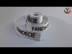 Introduce Garments Customized Elastic Band Printed With Matte Black Logo For You