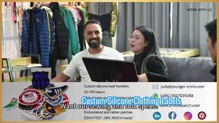 Custom Silicone Logo Labels For Clothing