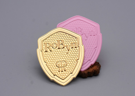 Custom Degradable TPU Badge Molding Heat Embossed Logo For Clothing