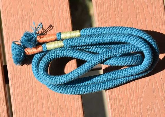 Woven Yarn Head 6mm Round Cotton Drawstring Cord For Garments