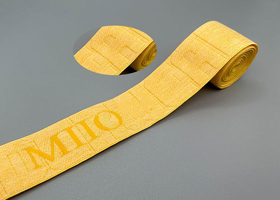 Cycle Ending Customized 35mm Loose Jacquard Elastic Band For Clothing