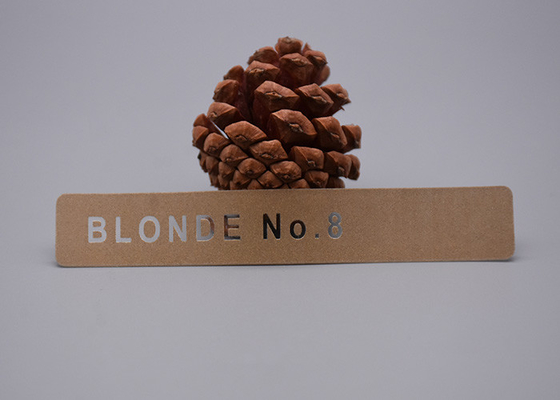 Custom Transparent TPU Printed Label Gold Shiny Silicone For Clothing