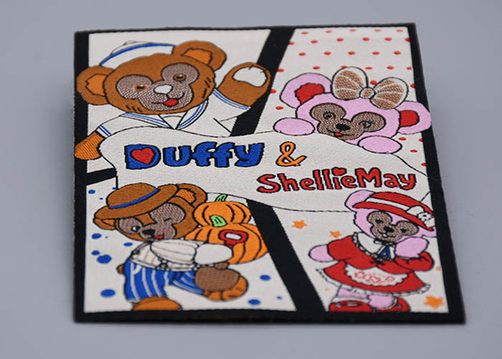 Customized Felt Bottom Embroidery Logo Patch For Garments