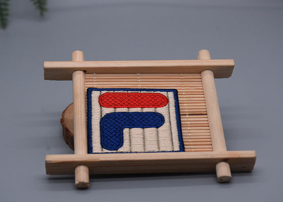 3D Said Custom Renewable Yarn Embroidery Patch For Garments