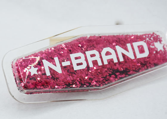 PVC 0.8mm TPU Bling Iron On Patches Double Sided Clamping