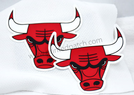 Realistic TPU Heat Transfer Label Animal 2D 3D Bull Head Pattern