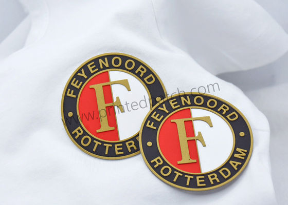 SGS Embossed Silkscreen Patches TPU Clothing Labels For Sportswear